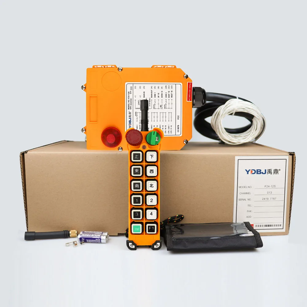 general waterproof double speed radio industrial wireless remote control for crane electric hoist
