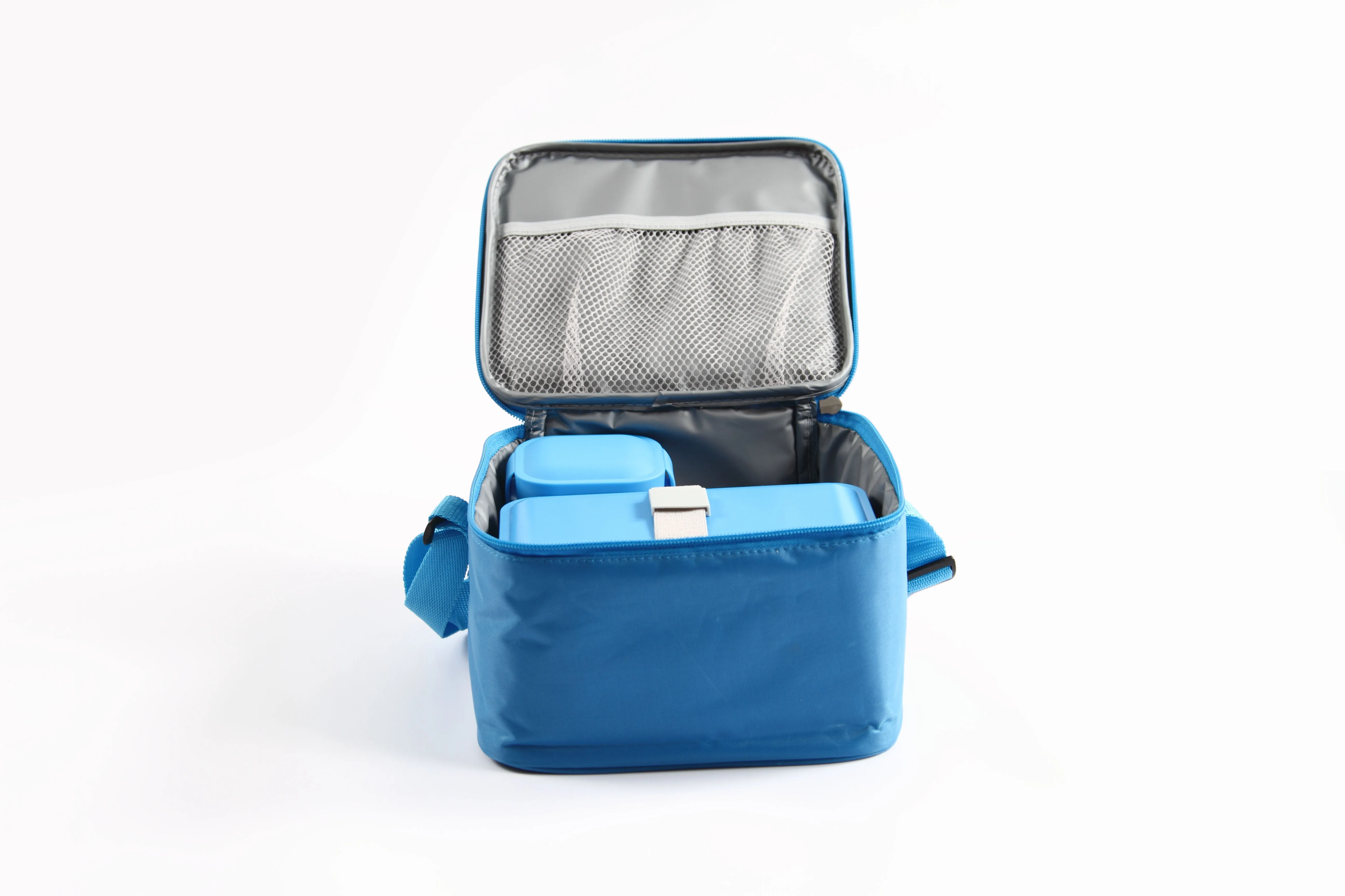 3 in 1 Lunch Box with Cooler Bag and Tumbler Set Bento Box Plastic Lunch Box Container All in One Lunch Kit