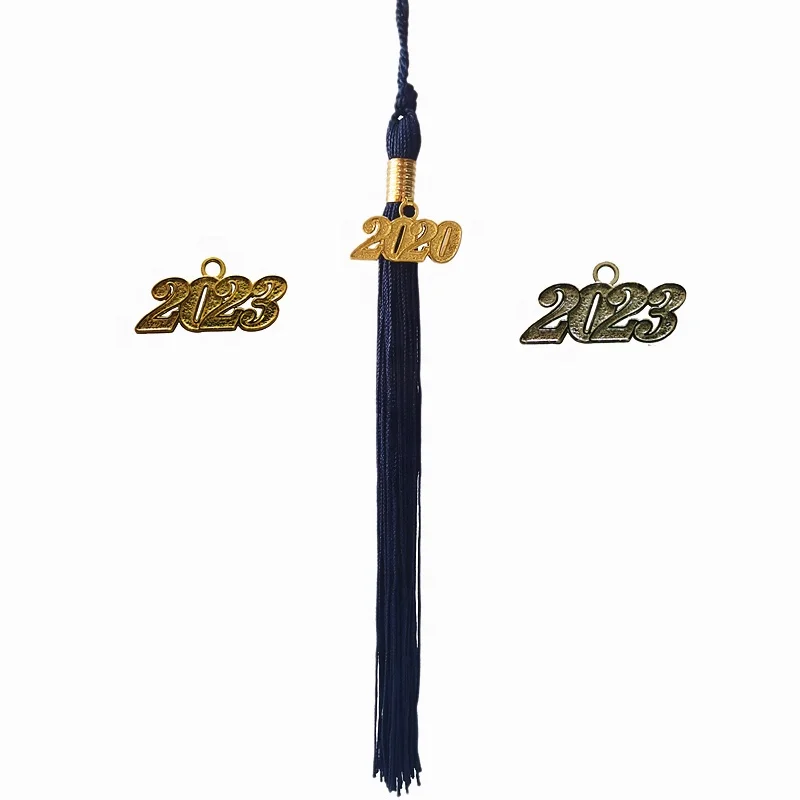 Black solid color  graduation tassels 2023 2023 graduation tassels