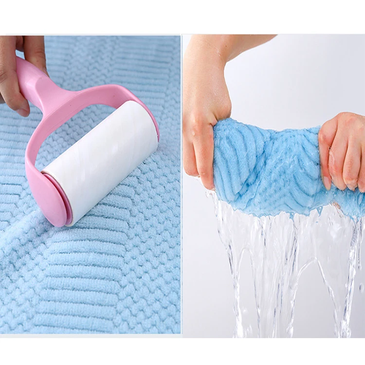 Coral velvet absorbent towel wholesale 2 pieces set thickened gift bath towel set wholesale Custom logo beach Bath Towel Sets