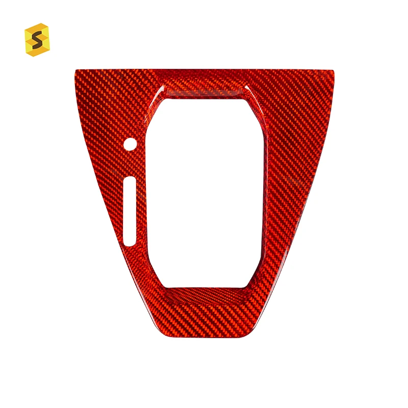 ES Carbon Fiber Manufacturer Wholesale Gear Shifter Frame Car Interior Trim For Mustang 2024