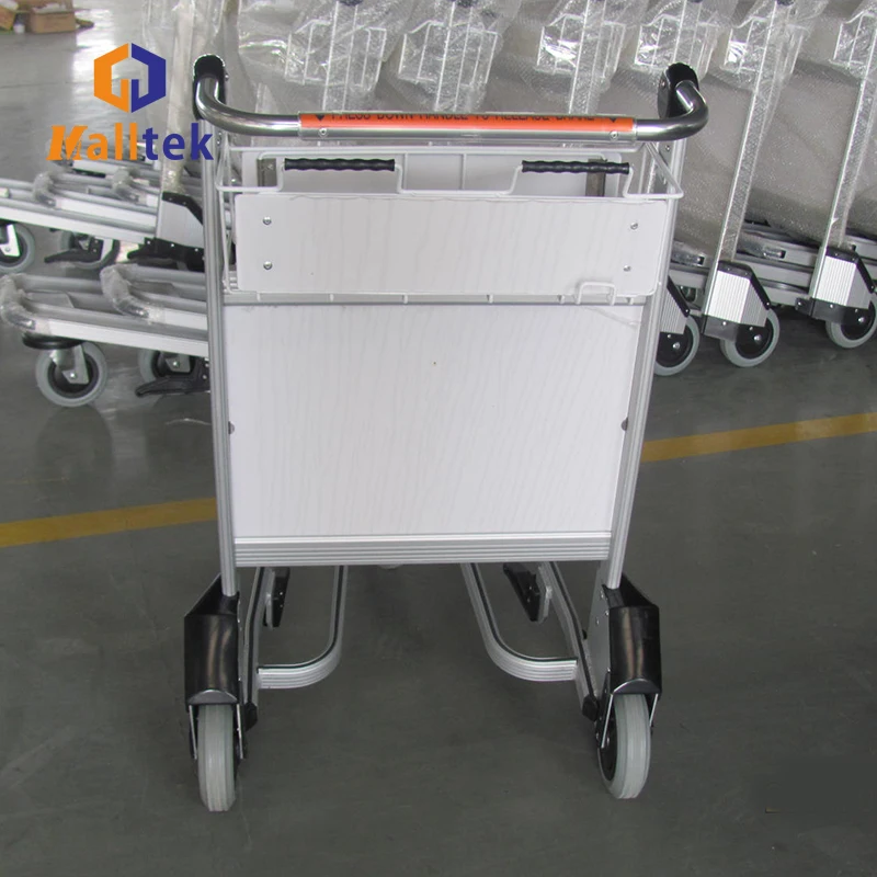 High Quality Stainless Steel Airport Luggage Baggage Trolley