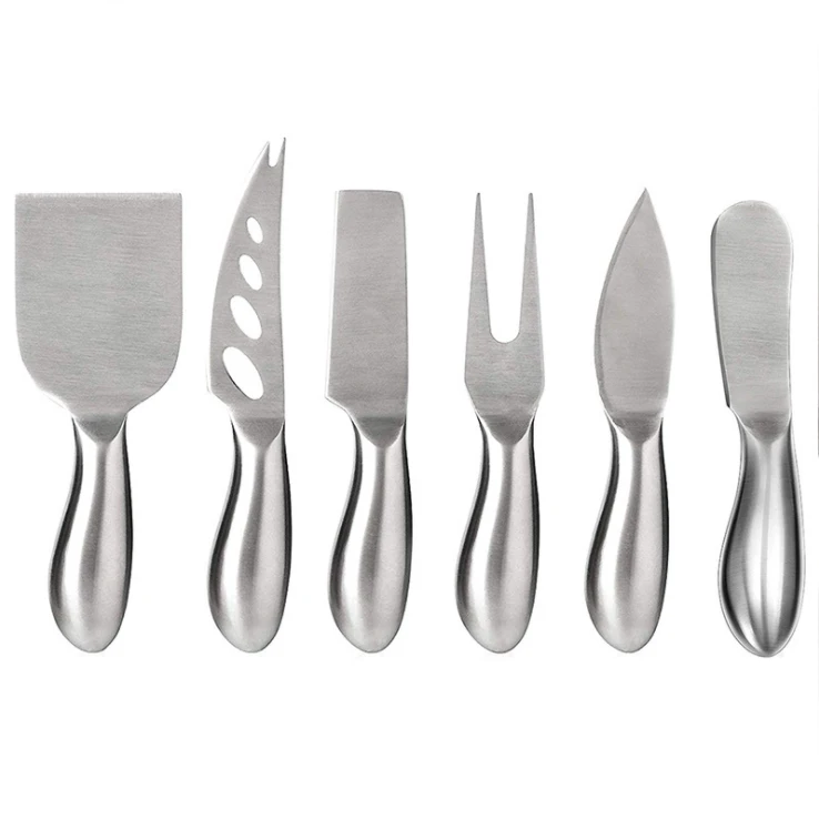 Hot Selling 4&6pcs stainless steel cheese knife