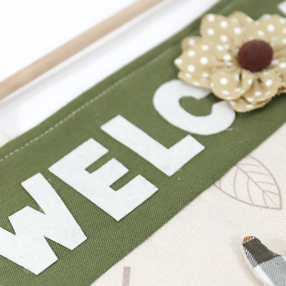 
Decorative owl canvas party flag cheap thanksgiving decorations 