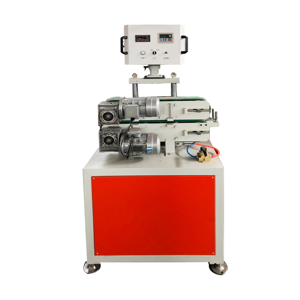 plastic pipe profile 16-32mm belt haul off tracking machine