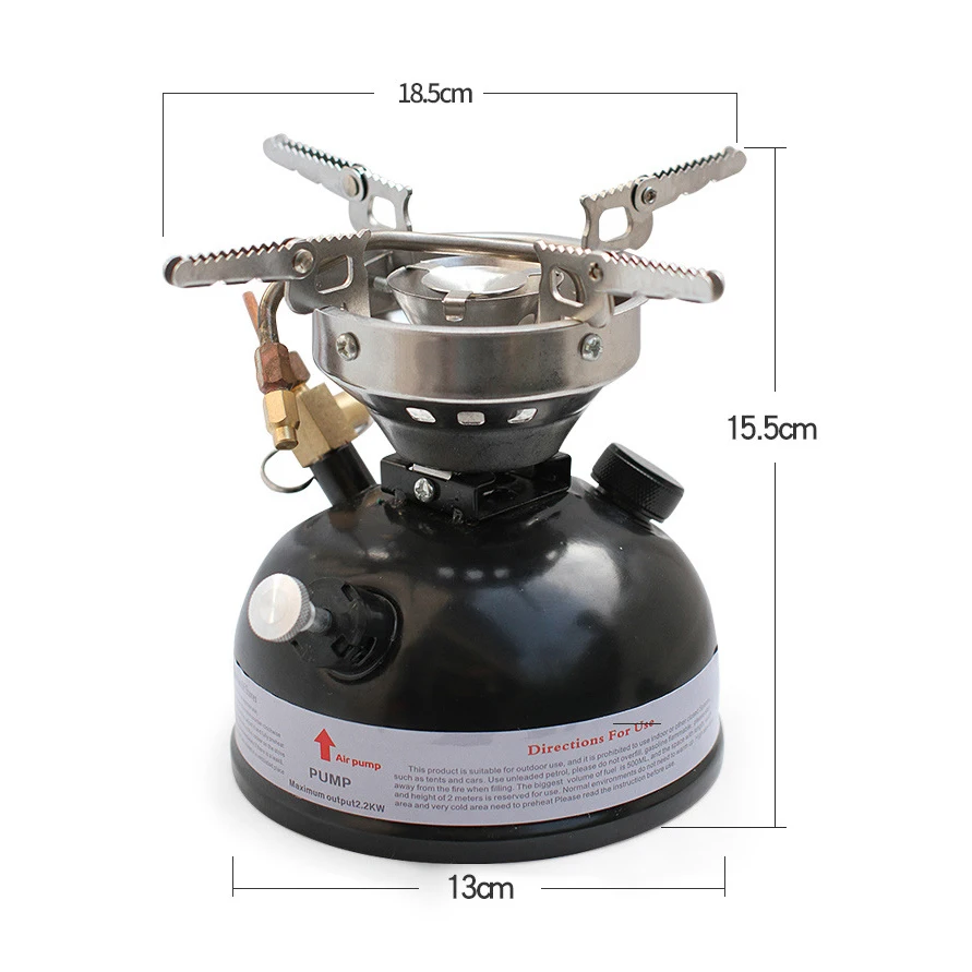 Multi Fuel Gasoline Campingkocher Estufa De 820g Mini BBQ Cooking Kerosene Portable Outdoor Burner Camping Alcohol Stove