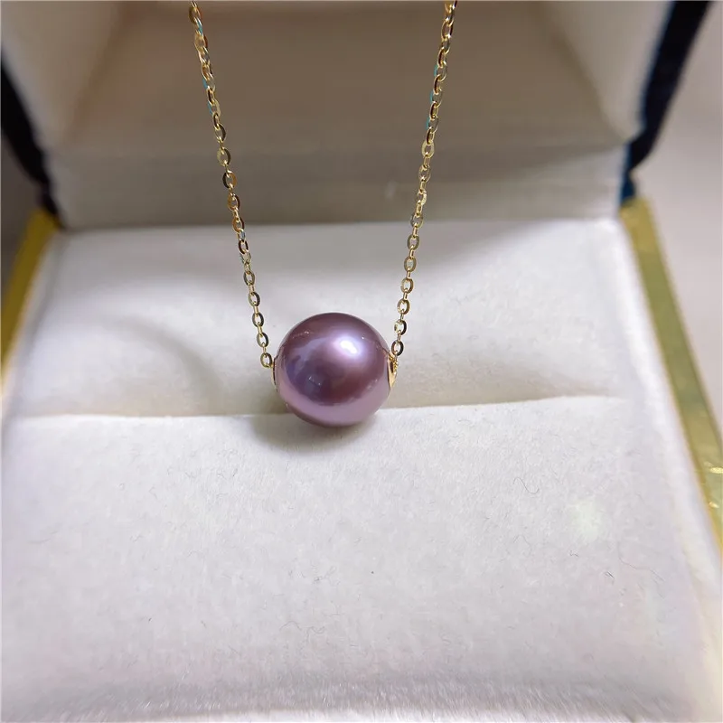9-12mm AAA Flat Round Edison Pearl Cultured Freshwater Pearl Pendant For Jewelry Making 1 buyer