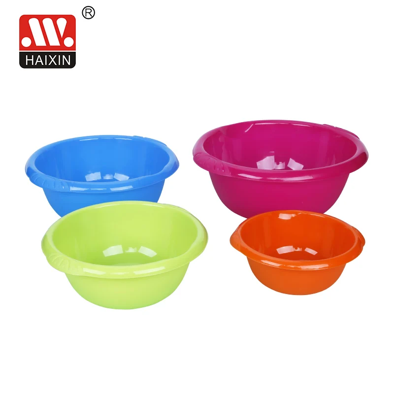 10L Home Bathroom Plastic Washbasin Portable Student Dormitory Small Plastic Round Wash Basin