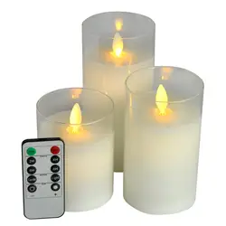 Christmas Moving Wick Dancing Flicker LED Flame Electric Church Candles