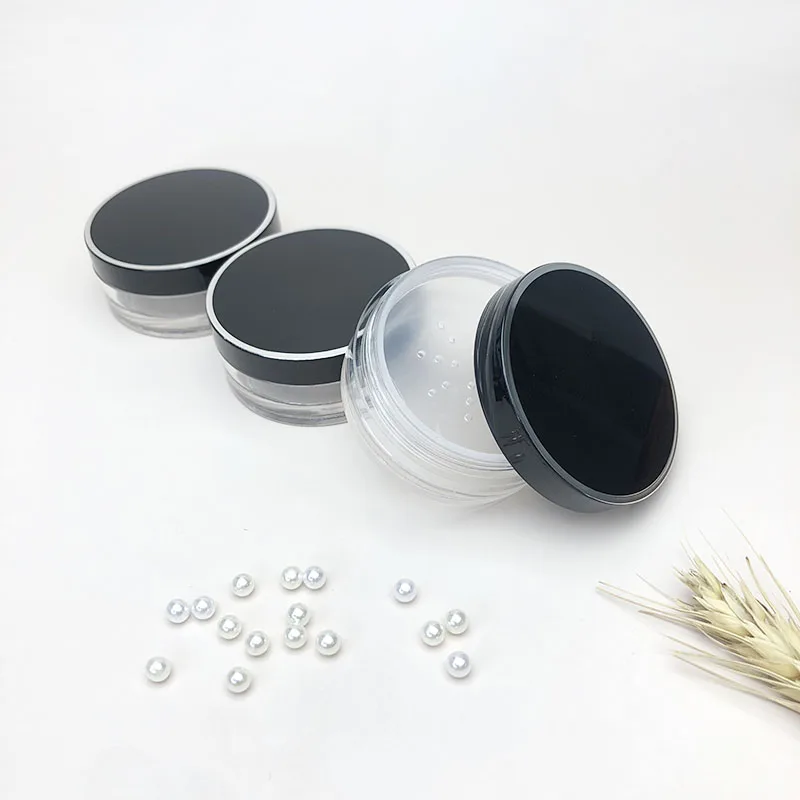 cosmetic packaging clay blush container highlighter emballage cosmetic empty compact powder case with mirror