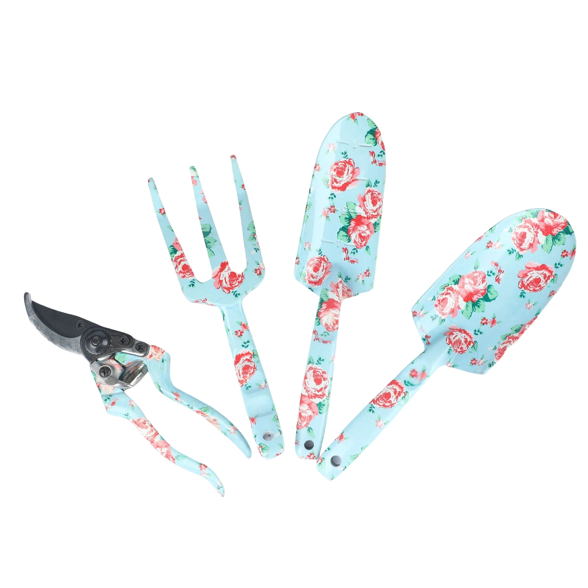 Hot Sell Customized Garden Tools Set of Hand Trowel Rake and Pruning Shears with Gift Box Package