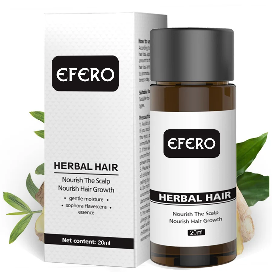 Натуральное Быстродействующее имбирное масло для роста волос EFERO