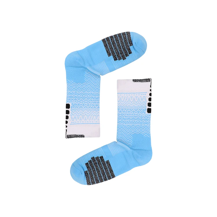 Design Your Own Logo Crew Men Women Selet Terry Performance Nylon Marathon Elite Men Running Sport Basketball Socks