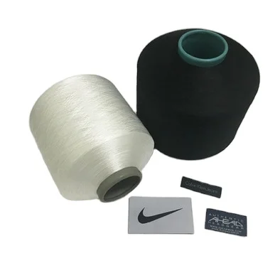  Цена крученая черная нить 300d DTY weft 100% полиэстер для браслета из