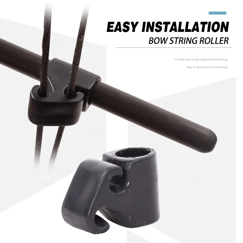 SPG Archery Bowstring Separator Compound Bow String Distributor Plastic Cable Slide Outdoor Hunting Adjustable Accessories