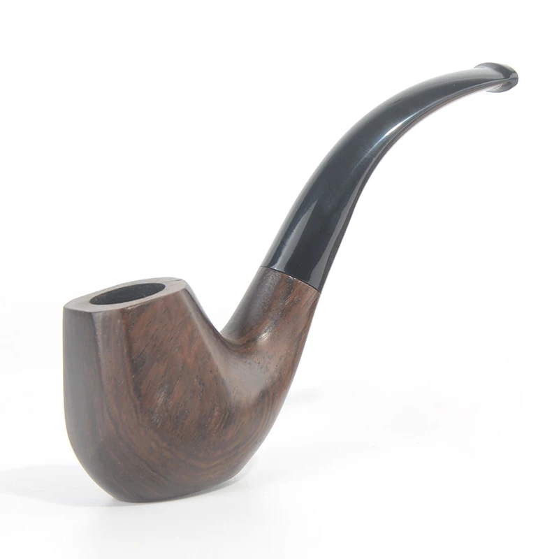 Tobacco Smoking Ebony Wood Smooth Finished 9mm Filter Olive Series Pipe Shape #ALW Special Offer Free Shipping