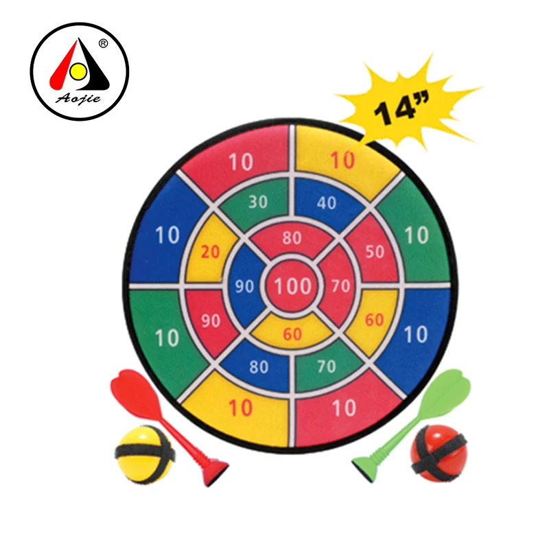 Custom printed Fabric Dart Board game for kids dart game toys