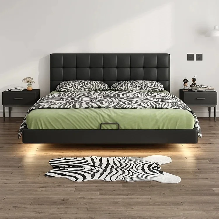 Modern Luxury Italy New Design King Size Bed High End Bedroom Home Furniture Big Beds