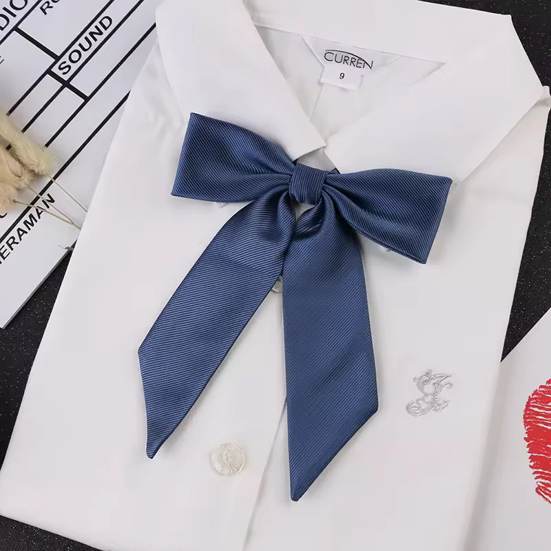 Women Soft Satin Plain Solid Burgundy Black Bow Tie Formal Wedding Bowtie Necktie Ties Pure Shinning Color Fashion Bow Ties