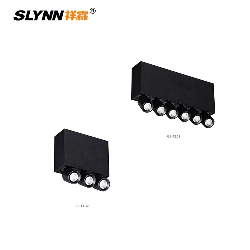 SLYNN Cabinet Spotlight Ceiling Focus Mini LED Spot Light Adjustable Led downLight 2/3/4 Wires 3 Phaze Zoomable Cob Spotlights