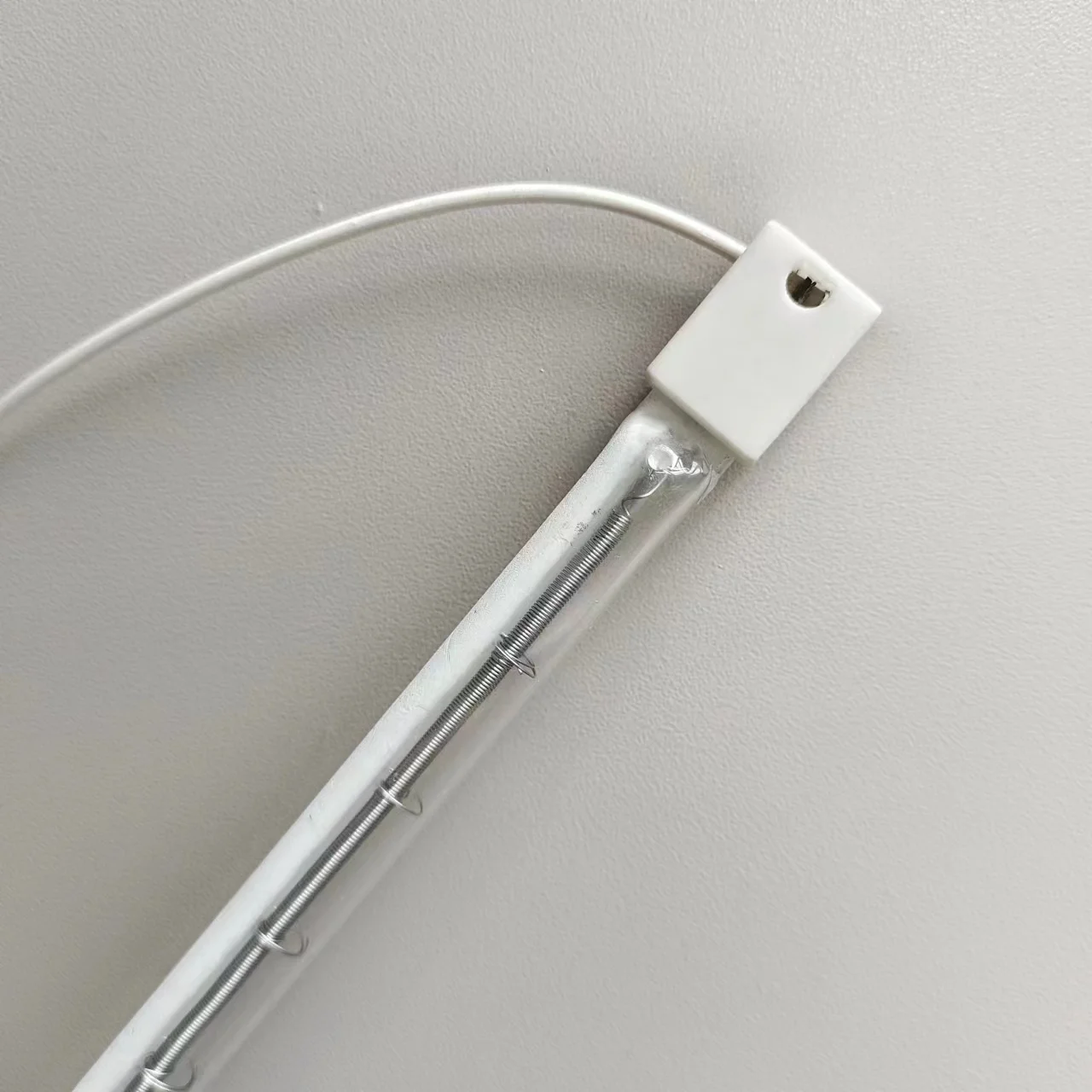 Hot sale half white halogen quartz infrared heating lamp element for PET blow molding preheating