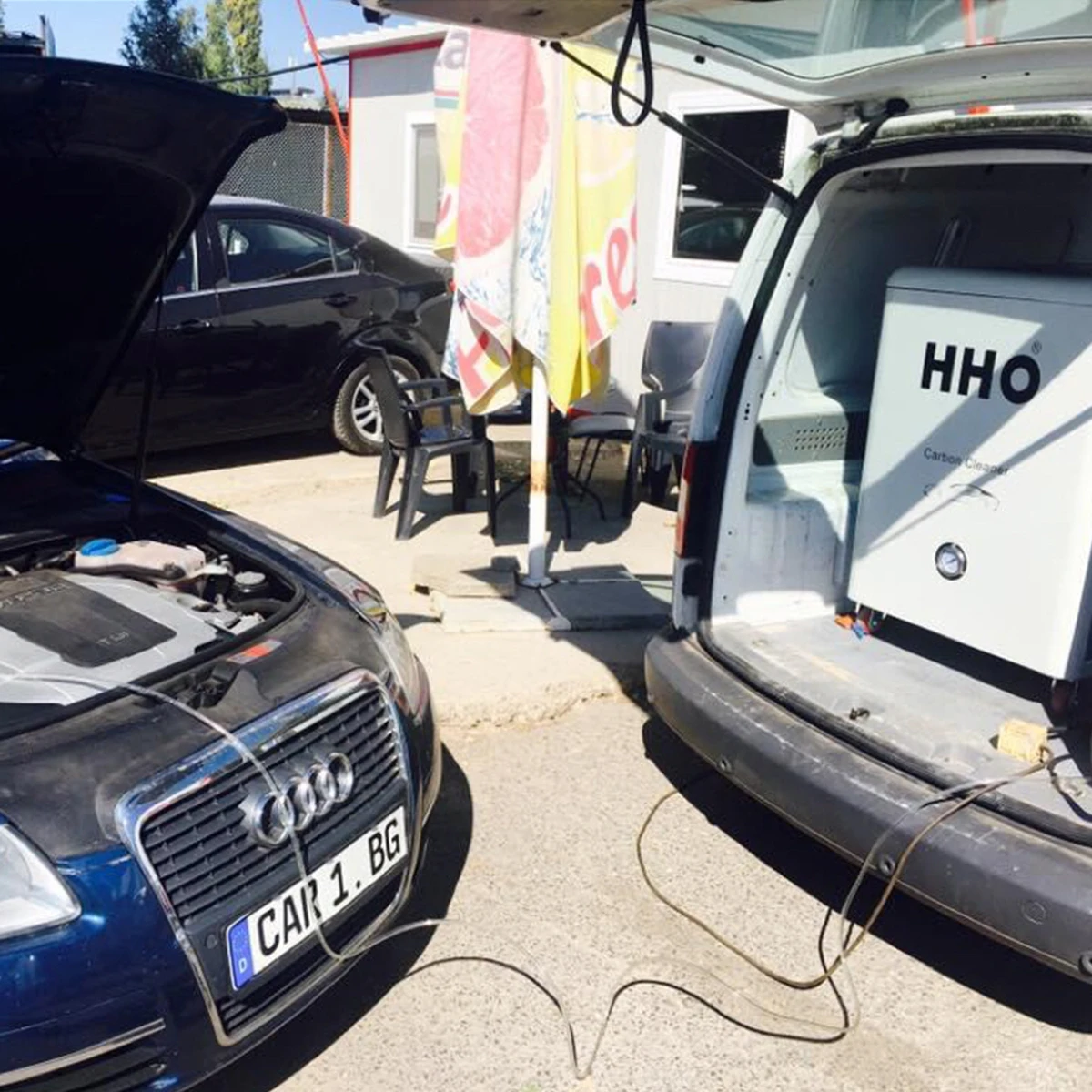 Автомобильный ремонтный цех коммерческая необходимая машина HHO для очистки углерода очиститель
