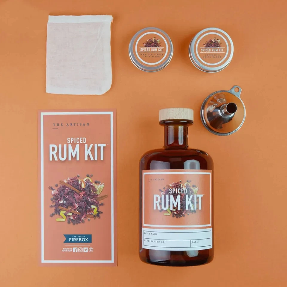 DIY Gift Kits Make Do Your Own Rum Gin whiskey whisky Kit Botanical Spices Bottle Infusion Spirit Do your Gin