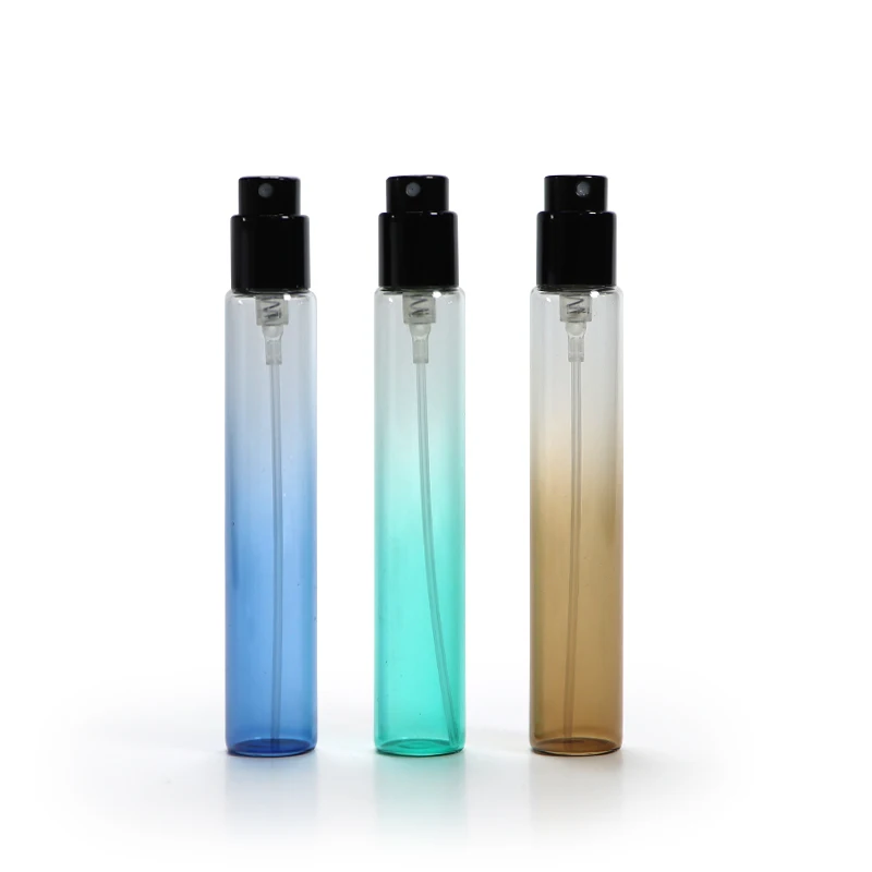 custom gradient color 15ml empty perfume bottle fragrance sample glass bottles