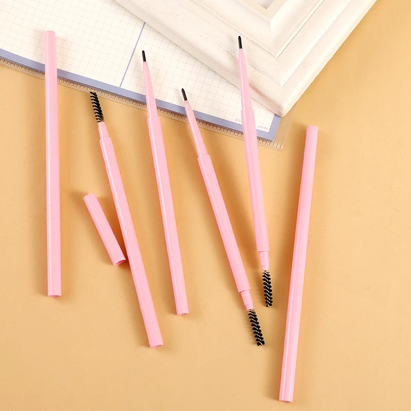 Ultra slim eyebrow pencil and eyebrow brush , pencil eyebrows , ultra fine eyebrow pencil packaging box