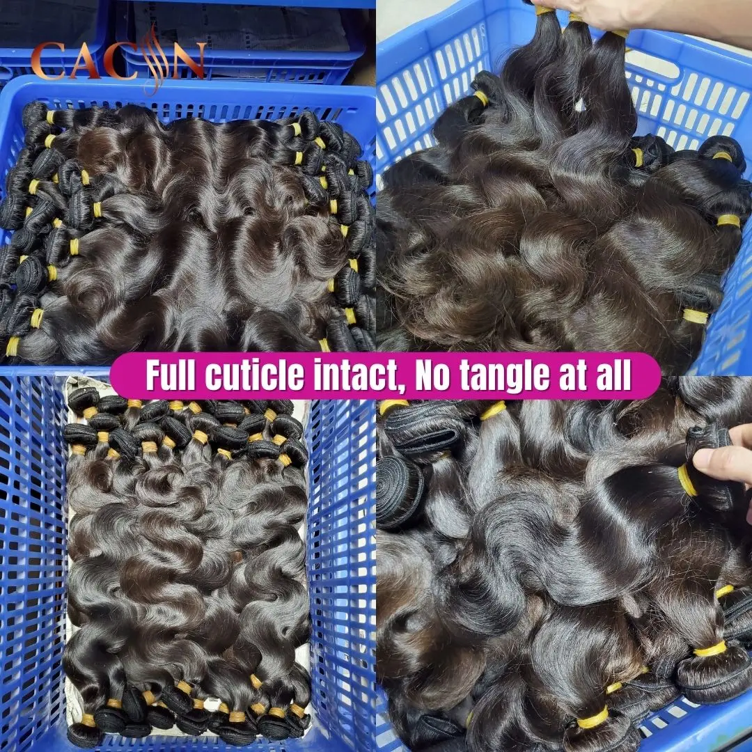 Body wave curl raw hair bulk unprocessed burmese tight curly hair vendor list wigs human hair