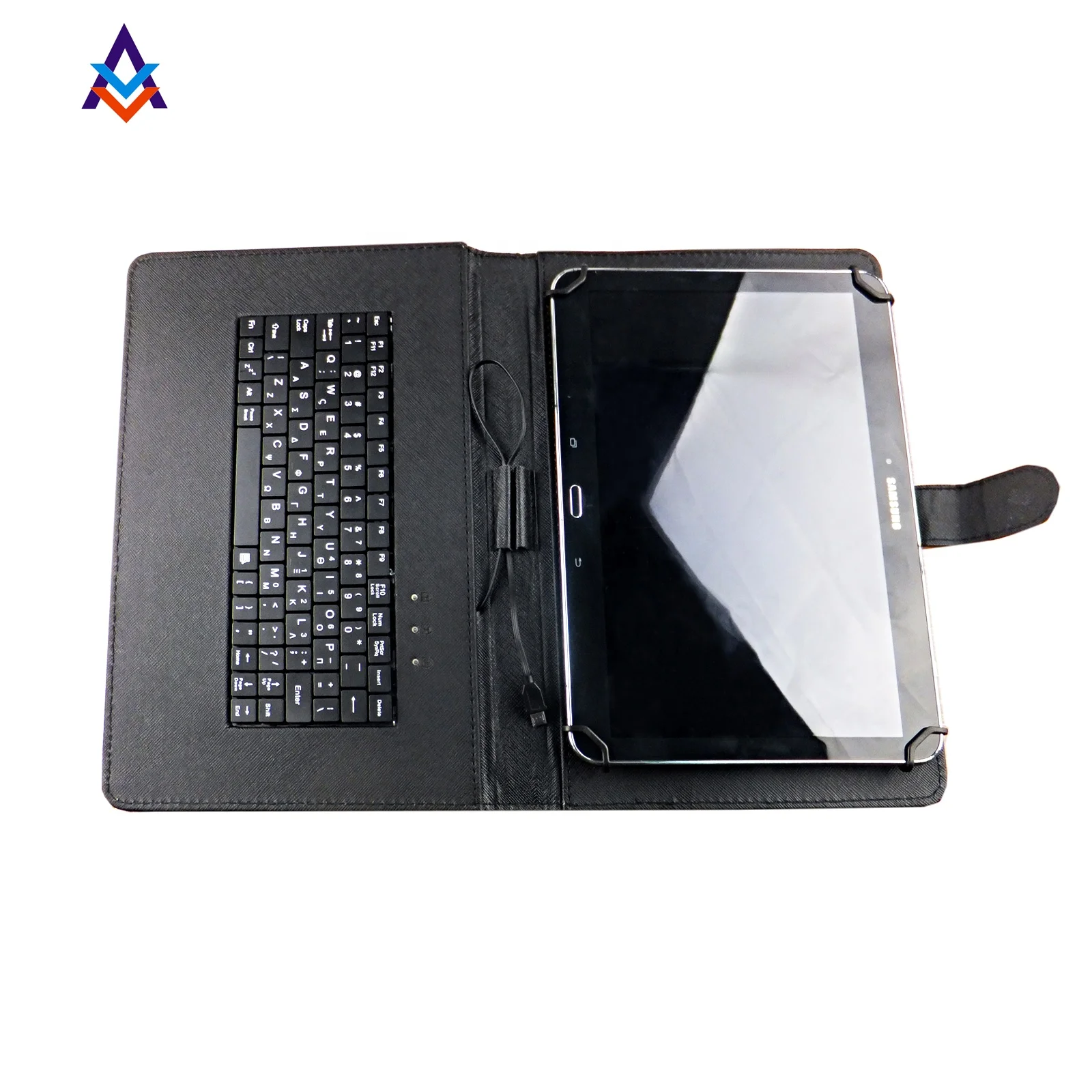  Universal Folding Leather Folio Case with Micro USB Keyboard for 7