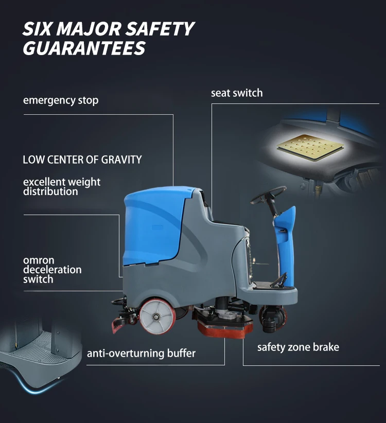 FR115 auto scrubber electric floor scrubber looking for professional distributor