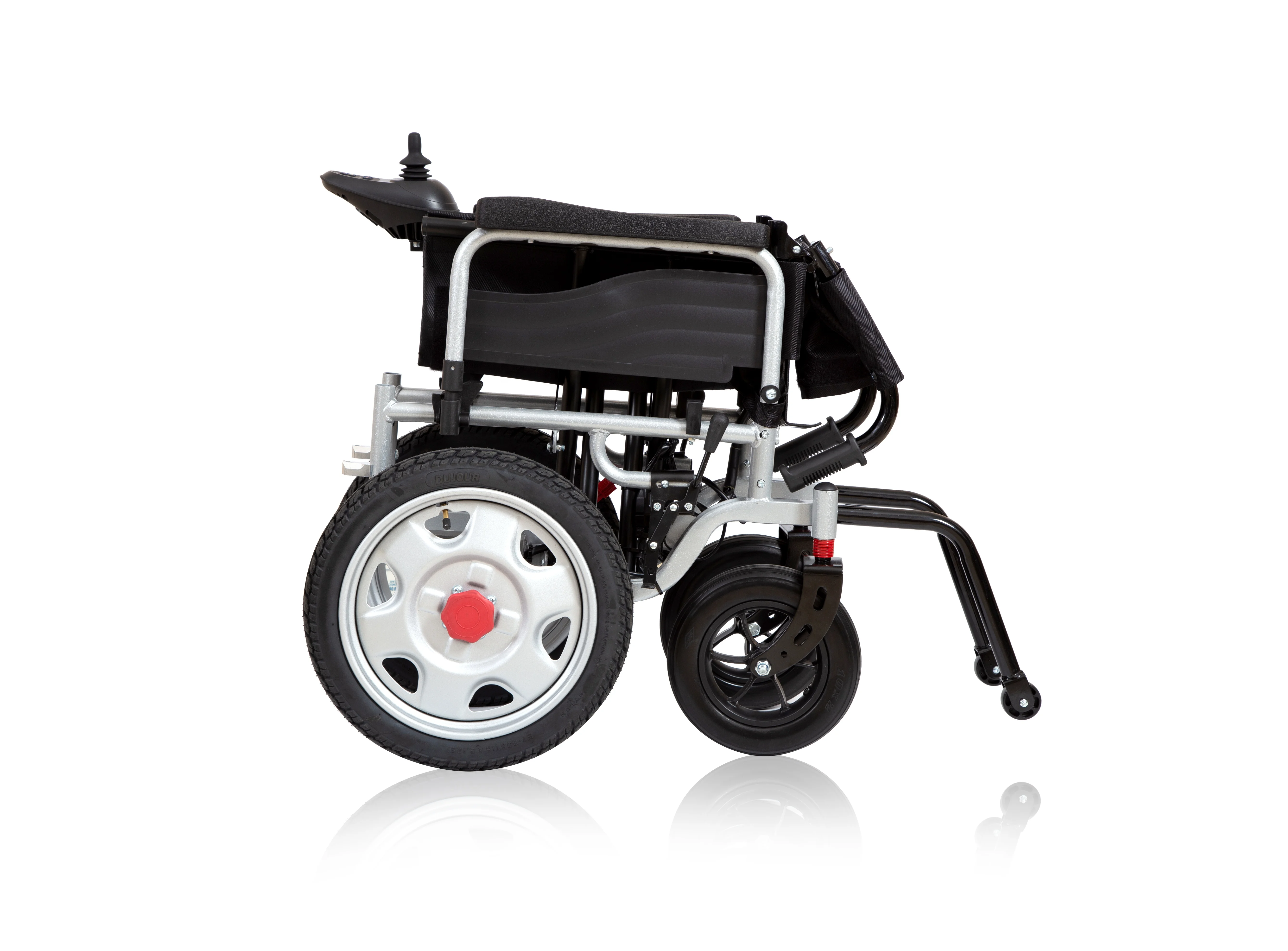 Hot Selling New Model Disabled Electric Wheelchair  Steel Automatic Folding Electric Wheelchair