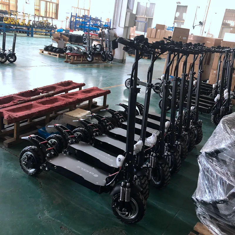 High powered off-road Two Wheel dual hub 3000w escooter E Scooter Electric folded Scooters 1500w 48v 2000w dual motor