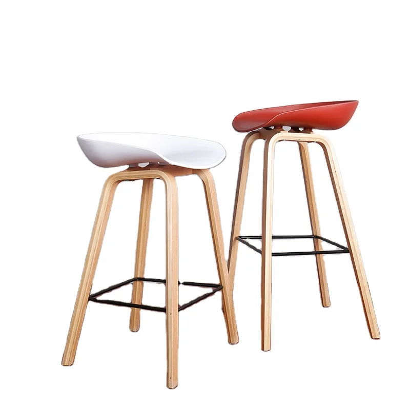 COMNENIR modern plastic acrylic gold luxury outdoor restaurant dining kitchen counter height bar stool