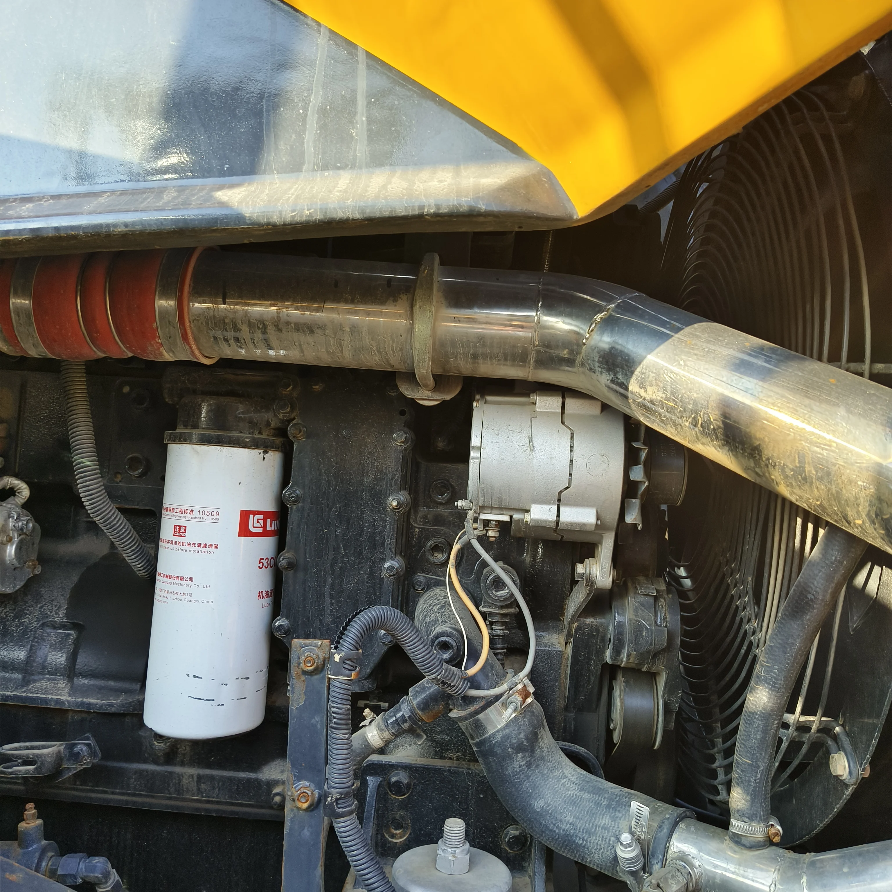 used liugong 856h loader Cummins engine machine