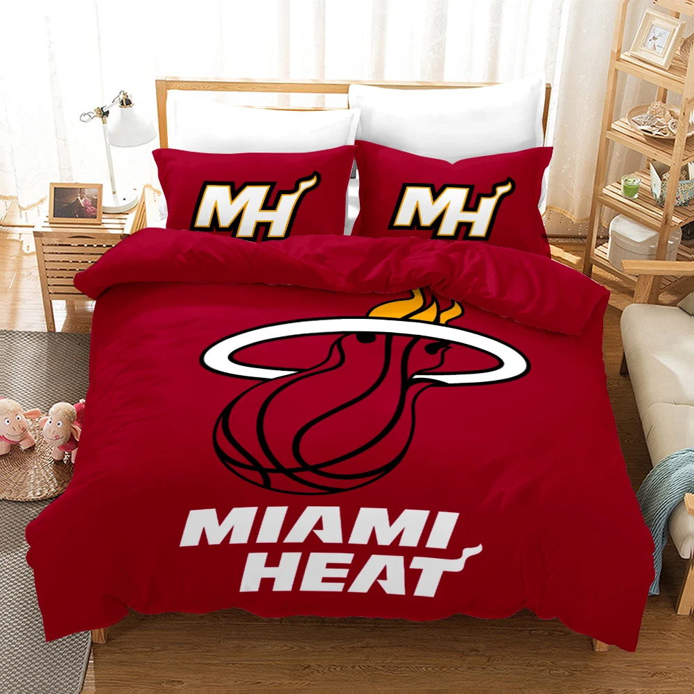Promotion microfiber bed sheet NBA CULB 1 bed sheet bedding set luxury quality  bedsheet set duvet cover