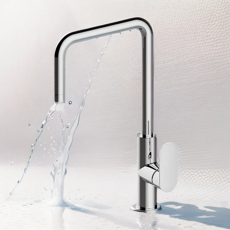 GZA3630-2 Gourmet Turkey Su Tap Brass Kitchen Mixer Faucet Head Single Lever Mutfak Musluk