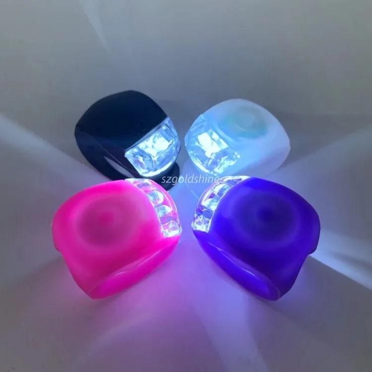 Silicone Safety Warning Light 3 Modes Bicycle Lights Helmet LED Flash light
