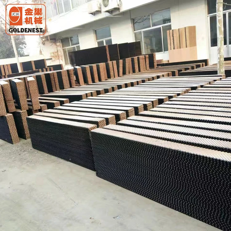 evaporative cooling cellulose pad cooler