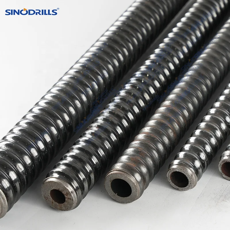 self drilling anchor drilling system full threaded R25n-14 hollow anchor bar / anchor bolt R25  / anchor rod
