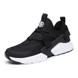Мужские и женские спортивные кроссовки, однотонные, белые, черные, большие размеры