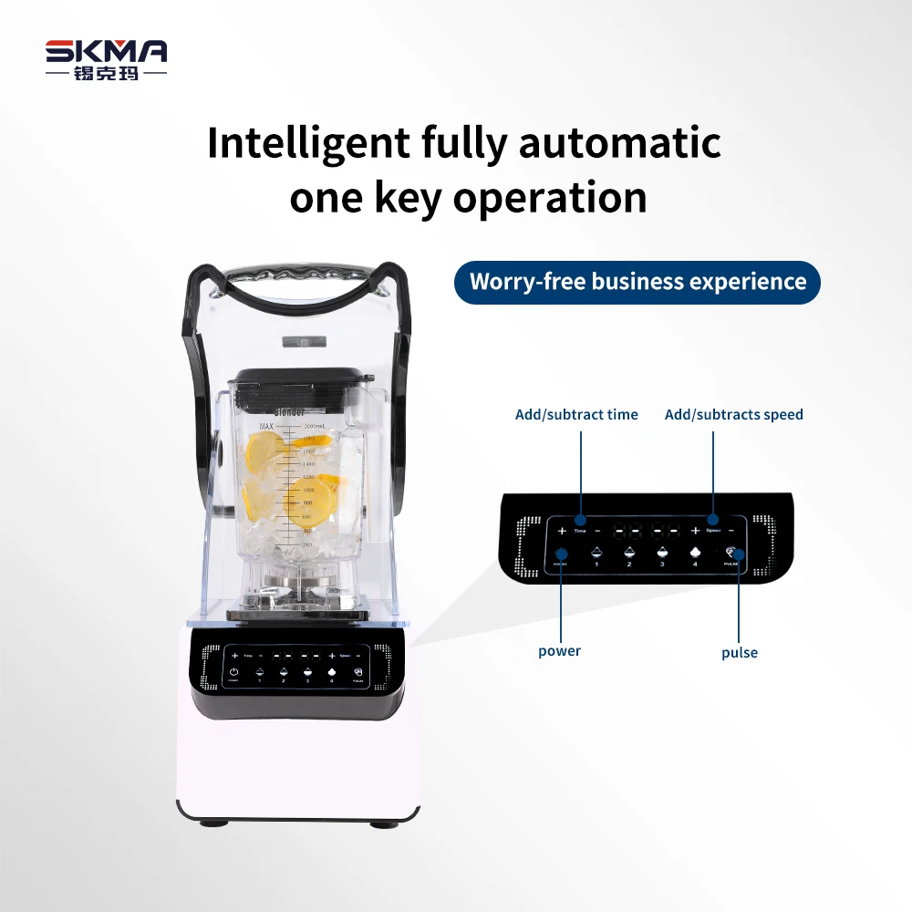 2023 New Commercial Heavy Duty Smoothie Machine Shakes Ice Juicers Industrial Blender Machine