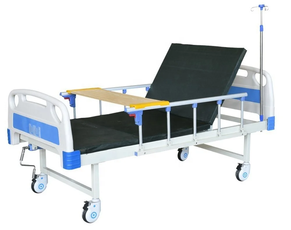 K2k SAIKANG Cheap Hospital Stainless Steel 2 Function Patient Manual Medical Bed Manufacturers