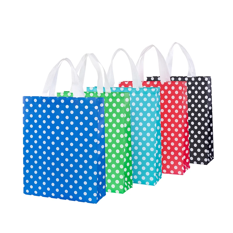 
Hot non-woven shopping bag, hand-held dot printing bag, cheap and exquisite 