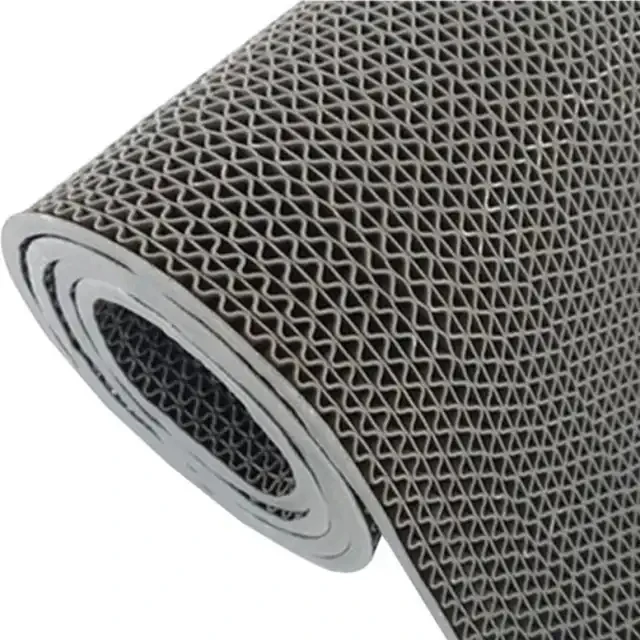PVC Snake Flooring Hollow Hexagon Mat PVC S type anti-slip water proof carpet pvc mat in roll