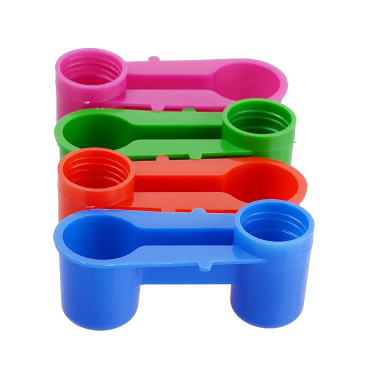 Animal Plastic Blue Color Bird Water Bottle Pet Pigeon Quail Water Feeder Bird Double Drinker Cup  PH-54