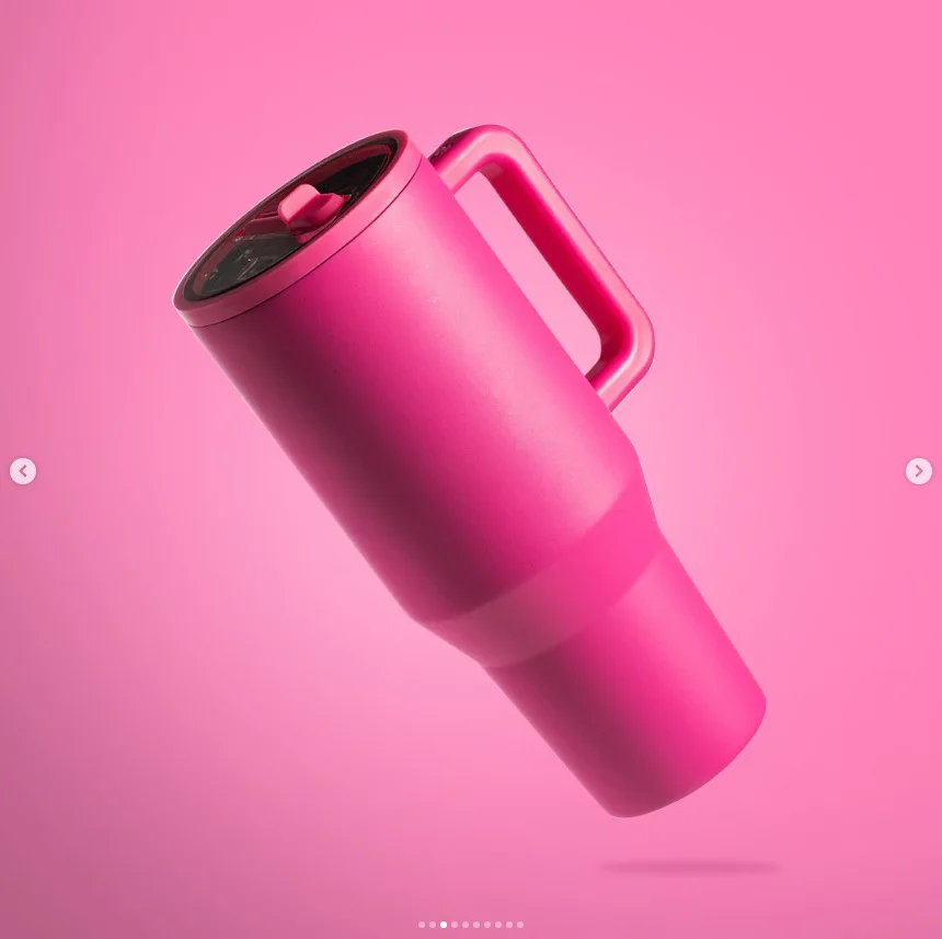Custom 40oz Vacuum Insulated Cup No Spill Hydro Jug Traveler Stainless Steel Hydrojug Tumbler with Handle and Flip Straw Lid