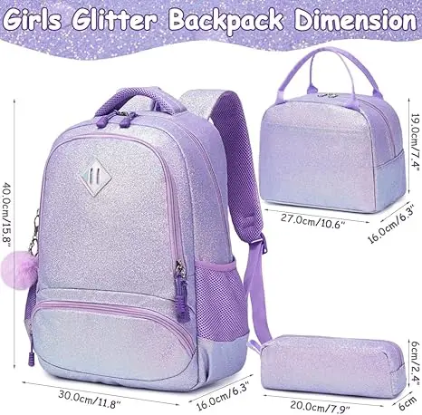 School school bags are suitable for primary, middle and high school colleges, classic large capacity