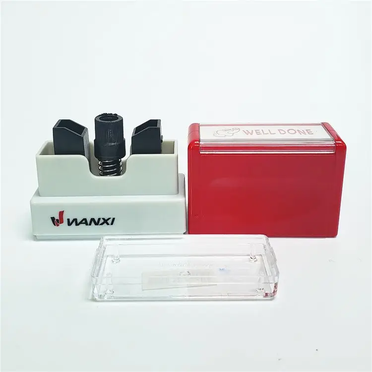Diy  flash ink self inking stamp custom design for customized address stamps PS-1040B